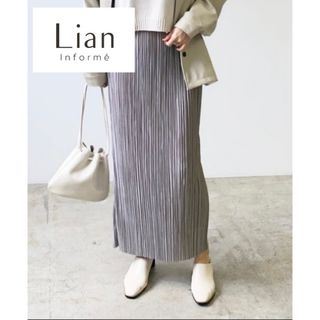 Lian - 【LIAN (リアン）】パープル　FREEサイズ　プリーツスカート