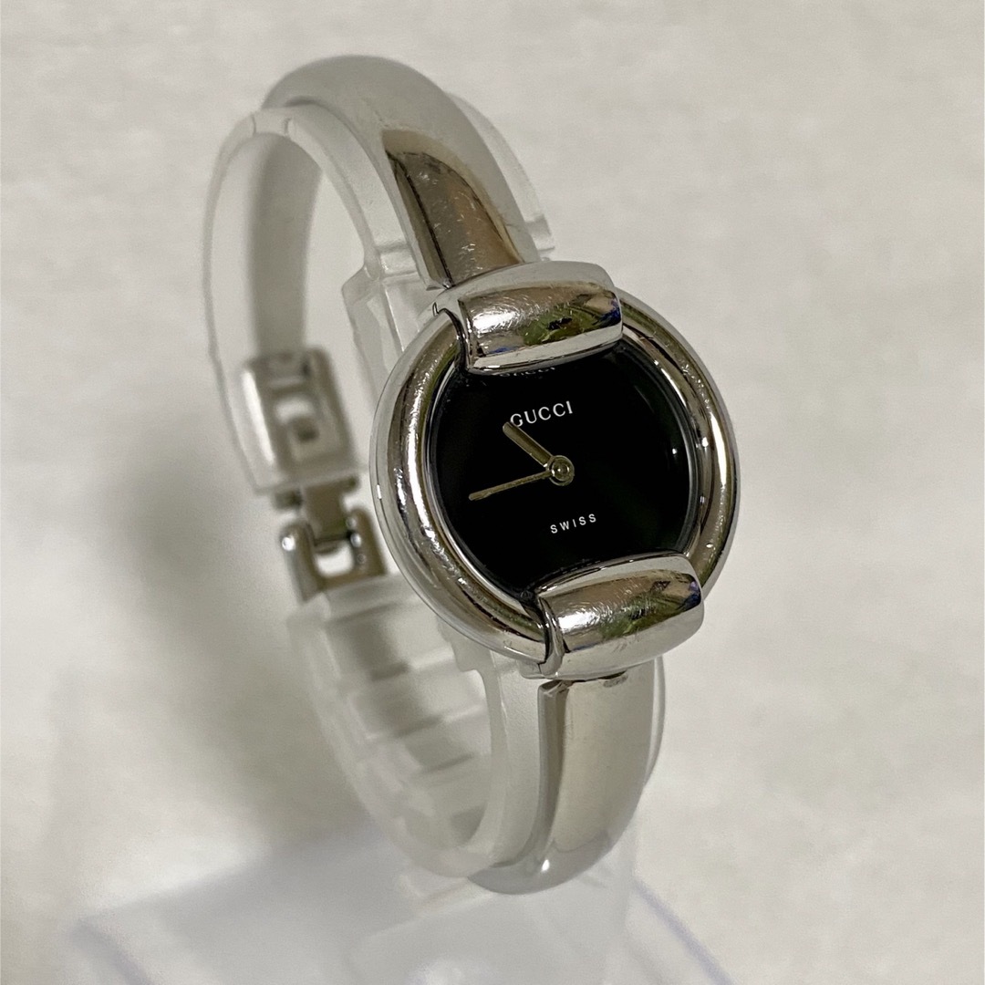 GUCCI グッチ QZ 1400L バングルウォッチ 黒文字盤 GUCCI グッチ QZ 1400L バングルウォッチ 黒文字盤