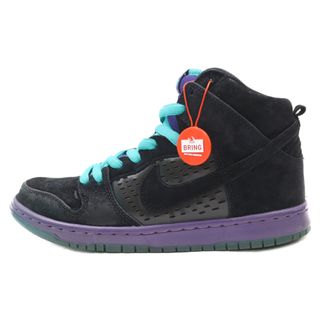 ナイキ(NIKE)のNIKE ナイキ DUNK HIGH PREMIUM SB 313171-027 BLACK SHEEP ダンク ハイ エスビー ブラックシープ ハイカットスニーカー US8/26cm ブラック/パープル(スニーカー)