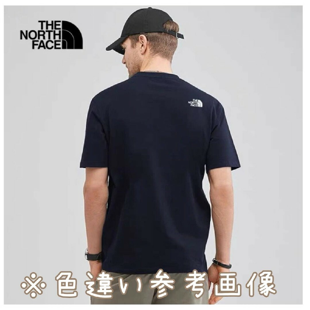 THE NORTH FACE(ザノースフェイス)のTHE NORTH FACEノースフェイスシンプルロゴ半袖TシャツグレーL メンズのトップス(Tシャツ/カットソー(半袖/袖なし))の商品写真