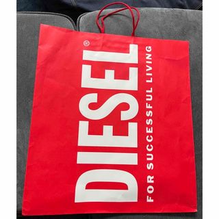 ディーゼル(DIESEL)のDIESEL ディーゼル 赤 ショッパー ショップ袋 紙袋 ショップ 袋(ショップ袋)