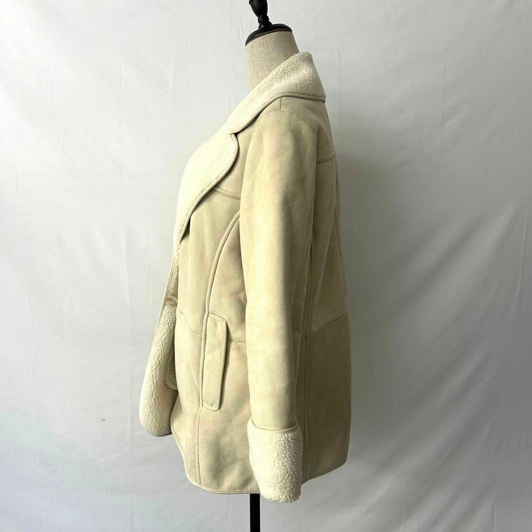 SNIDEL(スナイデル)のSNIDEL 内側ボアスエードコート　size 1 レディースのジャケット/アウター(チェスターコート)の商品写真