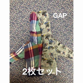 ギャップキッズ(GAP Kids)の【GAP baby】フーディ2枚　80cm(トレーナー)