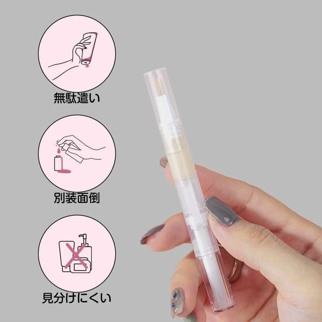 ツイストペン ブラシ3本セット 容器 3ml  ネイルオイルペン コスメ/美容のネイル(その他)の商品写真