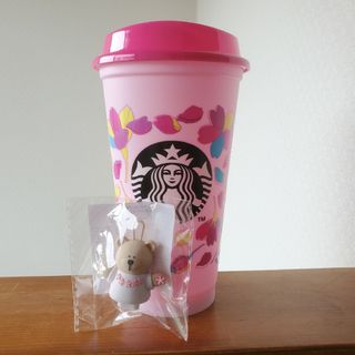 スターバックス(Starbucks)のスタバ　SAKURA2024カラーチェンジングリユーザブルカップ　ベアリスタ(タンブラー)