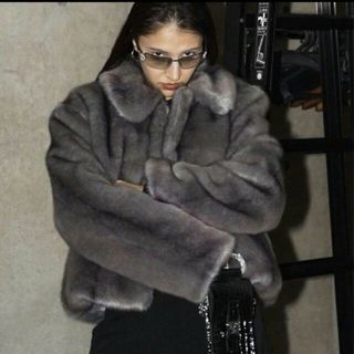 アリシアスタン(ALEXIA STAM)のACLENT MIX COMPACT FUR BLOUSON(毛皮/ファーコート)