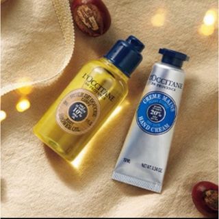 ロクシタン(L'OCCITANE)の【値下げ】ミニシアハンドクリーム　シャワーオイル　トライアルセット(ボディソープ/石鹸)