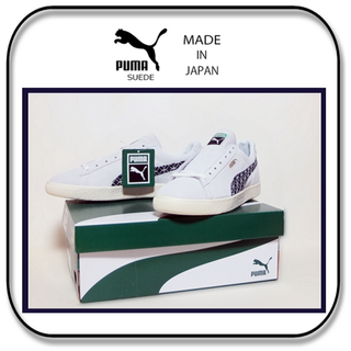 プーマ(PUMA)の27cm： 日本製 プーマ スエード　VTG MIJ 刺し子　薄いグレー　US9(スニーカー)