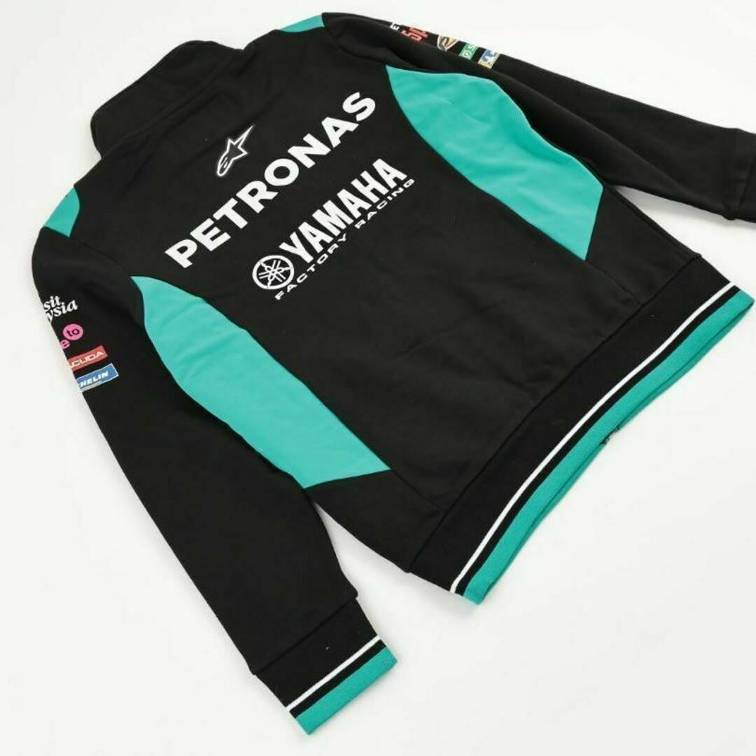 YAMAHA MOTOR POWERED PRODUCTS(ヤマハモーターパワープロダクツ)の【PETRONAS YAMAHA】 motogp トラックトップ ジャケット M 自動車/バイクのバイク(パーツ)の商品写真