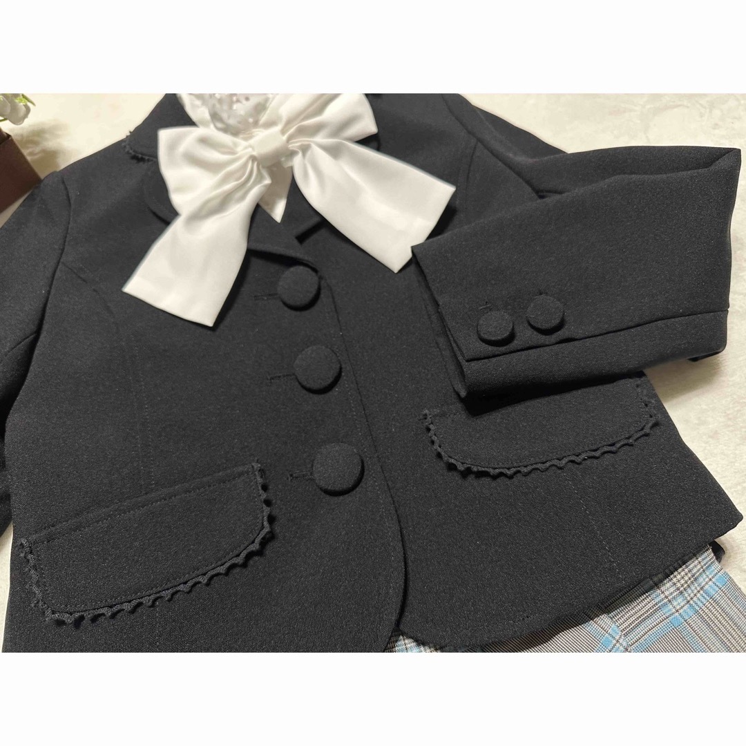 mou jon jon(ムージョンジョン)の★美品★ moujonjonフォーマルスーツ/120 キッズ/ベビー/マタニティのキッズ服女の子用(90cm~)(ドレス/フォーマル)の商品写真