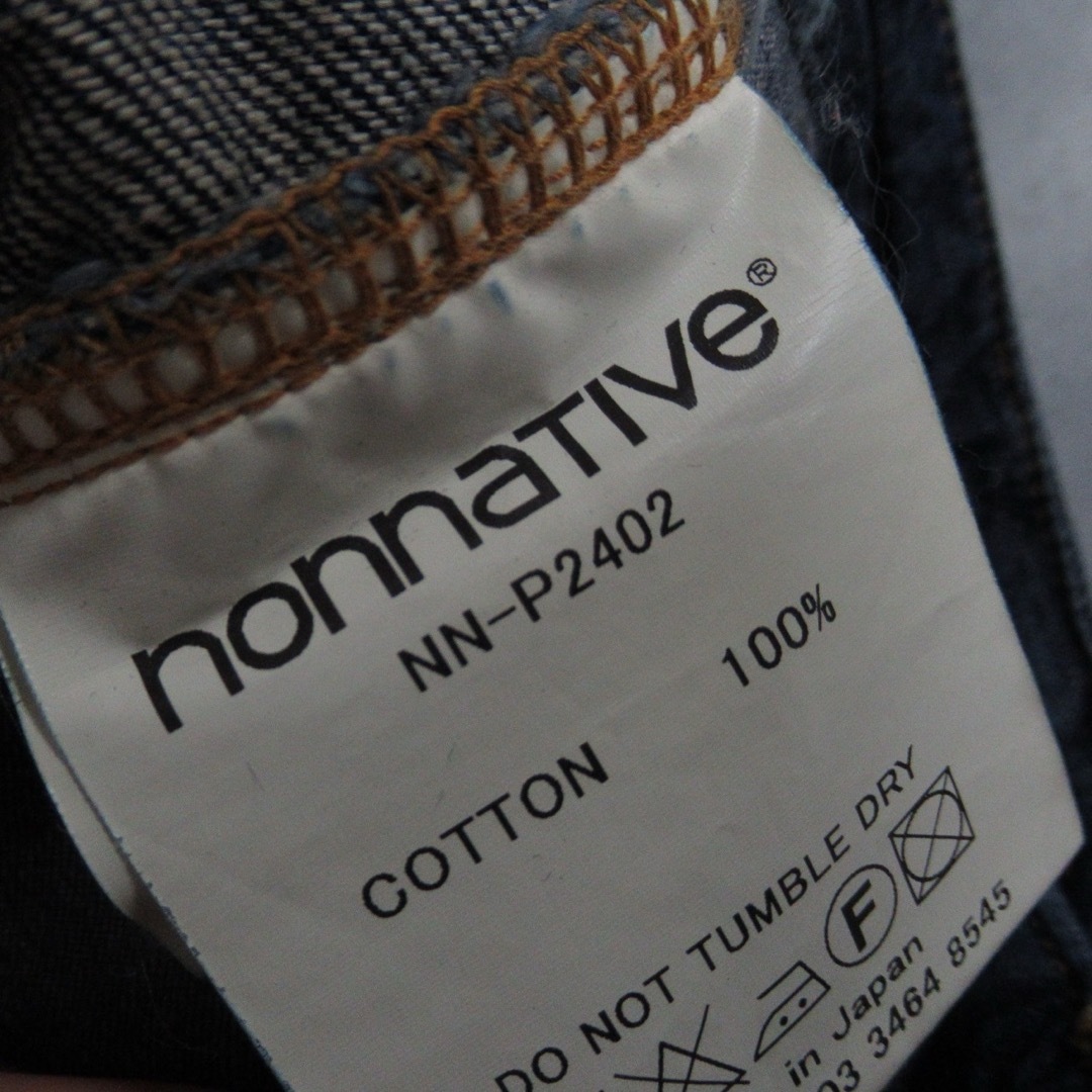 nonnative(ノンネイティブ)のnonnative ヴィンテージ 加工 デニム パンツ テーパード ジーンズ 0 メンズのパンツ(デニム/ジーンズ)の商品写真