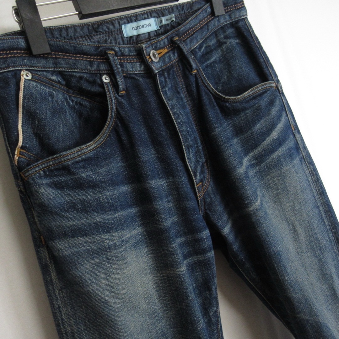 nonnative(ノンネイティブ)のnonnative ヴィンテージ 加工 デニム パンツ テーパード ジーンズ 0 メンズのパンツ(デニム/ジーンズ)の商品写真