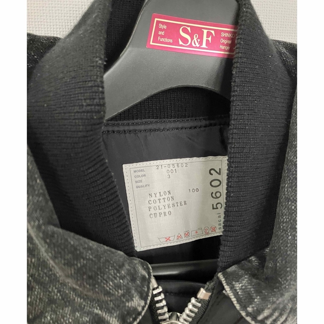 sacai(サカイ)の[sacai] Denim x Nylon Twill Blouson 3 レディースのジャケット/アウター(ブルゾン)の商品写真