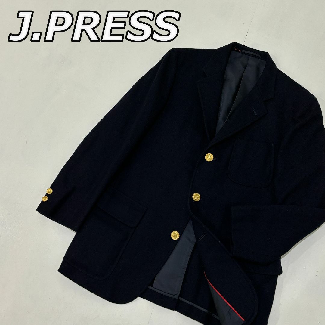 J.PRESS - 【J.PRESS】紺ブレ 金ボタン テーラードジャケットの通販 by