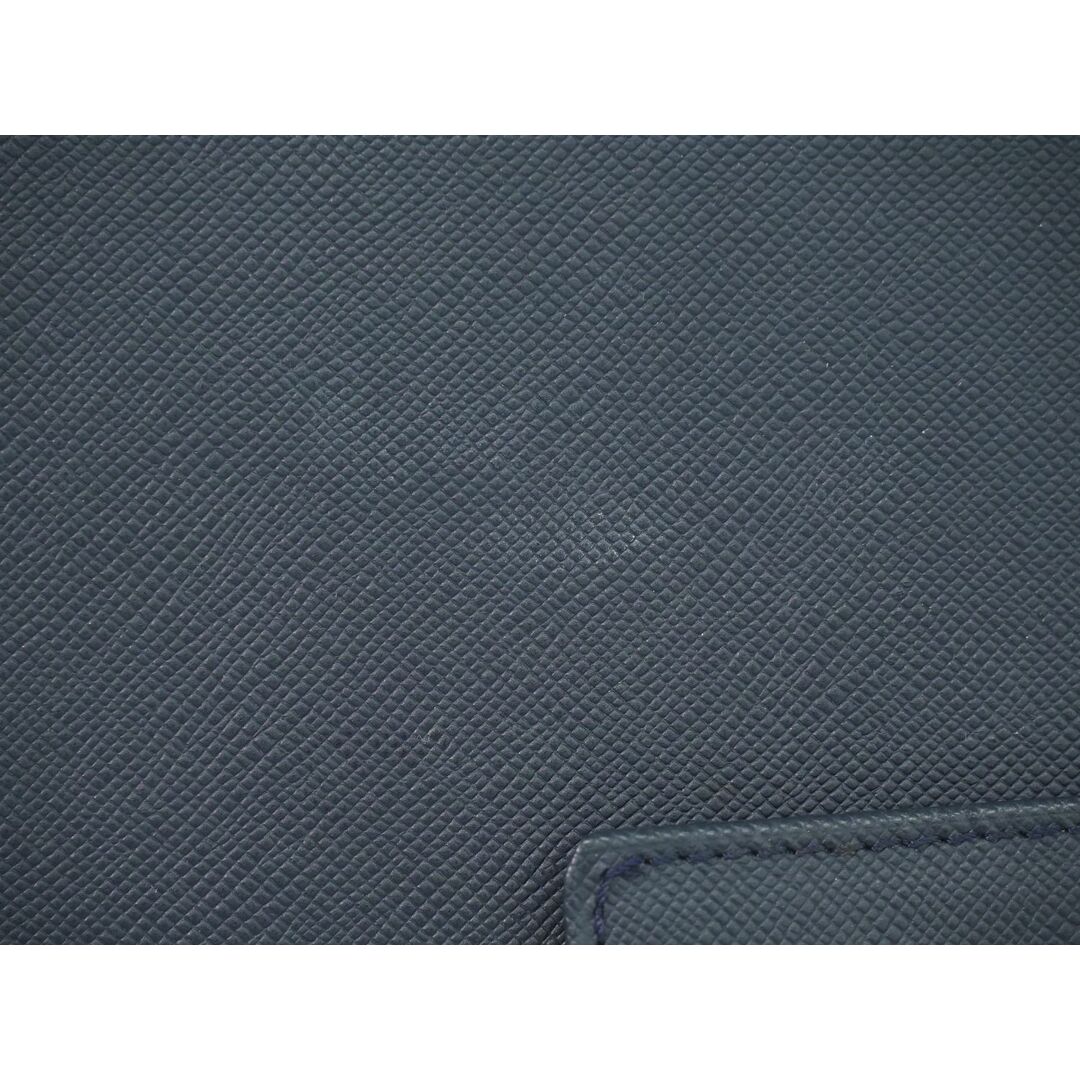 本物 ショーメ CHAUMET レザー 手帳カバー システム手帳カバー ネイビー 雑貨小物 中古 メンズのファッション小物(手帳)の商品写真