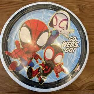 マーベル(MARVEL)の【新品】SPIDY&HIS AMAZING FRIENDS スパイディ紙皿(キャラクターグッズ)