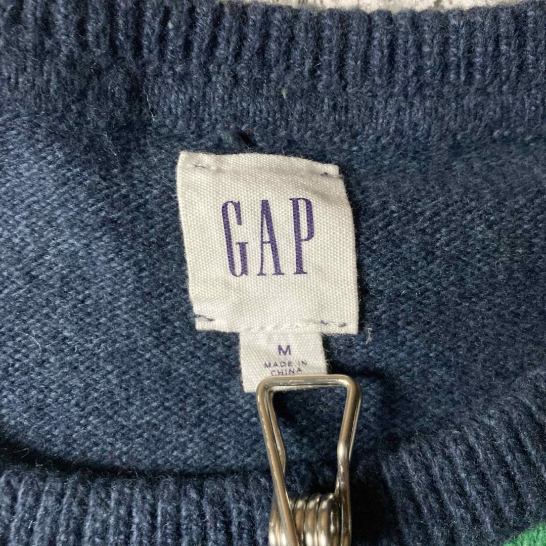 GAP(ギャップ)の【グッドレギュラー】GAP 極太ボーダーニットセーター　メリノウールニット メンズのトップス(ニット/セーター)の商品写真