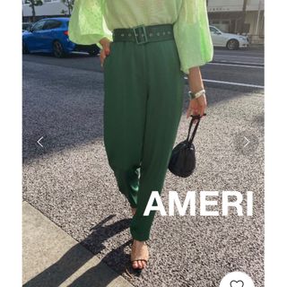 アメリヴィンテージ(Ameri VINTAGE)のAMERIアメリMEDI VINTAGE SATIN PANTSパンツ(カジュアルパンツ)