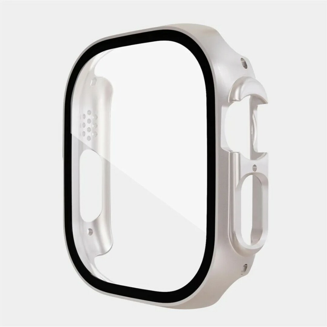 Apple Watch Ultra 画面 保護カバー スターライト 49mm スマホ/家電/カメラのスマホアクセサリー(保護フィルム)の商品写真