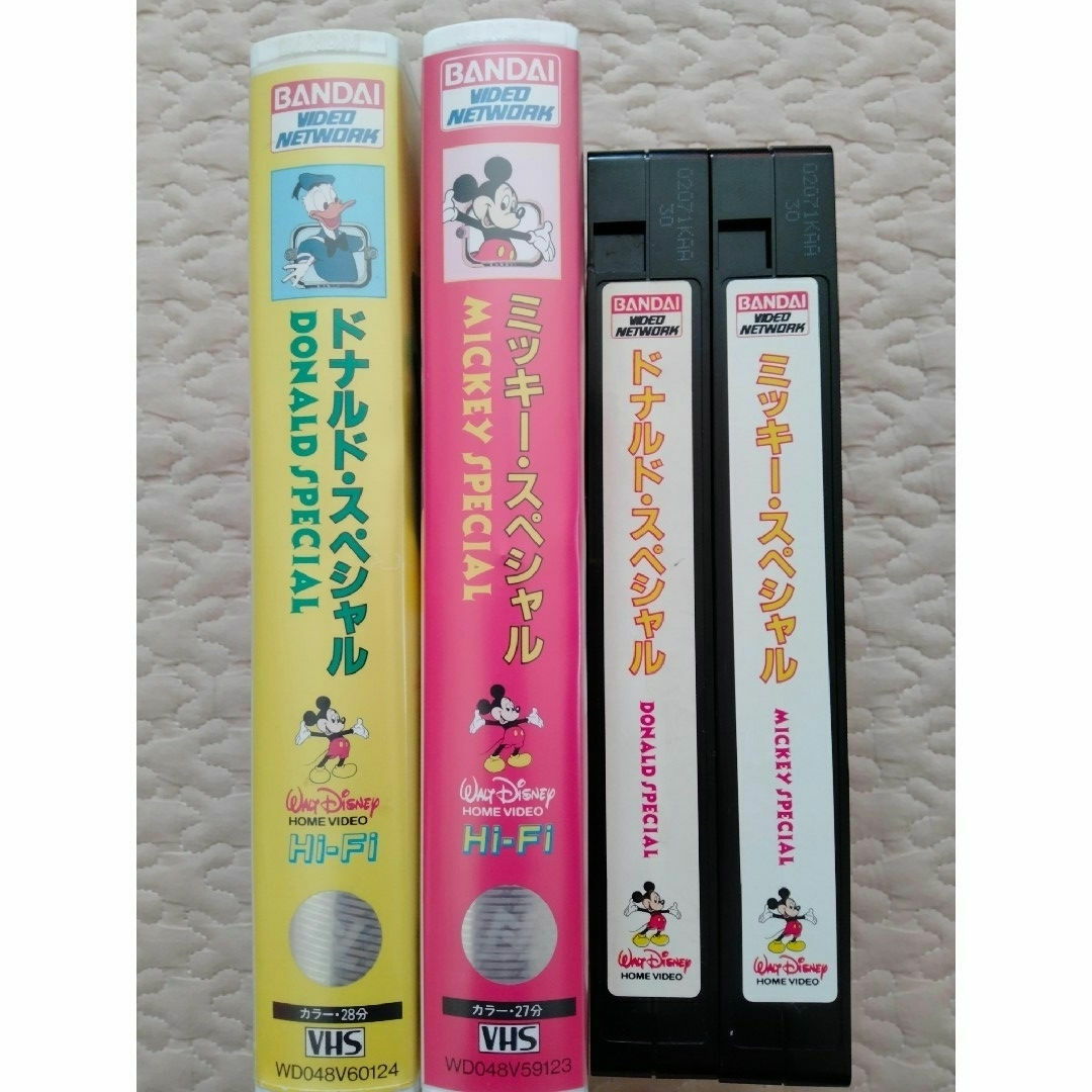 ディズニーアニメ VHS ドナルドダック ミッキーマウス 旧声優 未DVD-