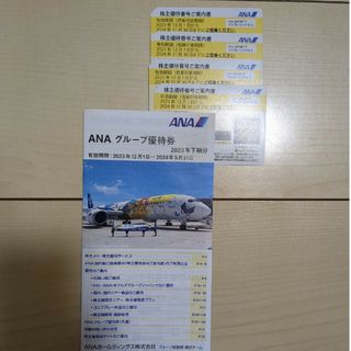 エーエヌエー(ゼンニッポンクウユ)(ANA(全日本空輸))のANA 株主優待券4枚＋グループ優待券(その他)