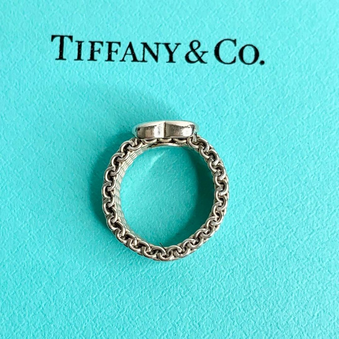 Tiffany & Co.(ティファニー)のTIFFANY&Co. ティファニー サマセット ハートメッシュ リング 7号 レディースのアクセサリー(リング(指輪))の商品写真