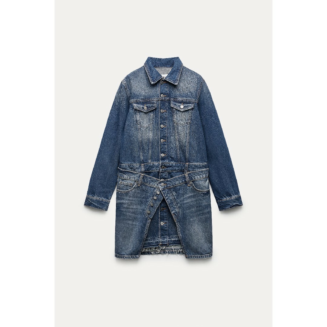 ZARA - ZARA ZW デニムワンピース Mサイズの通販 by ZARA - ZARA ZW デニムワンピース Mサイズの通販 by