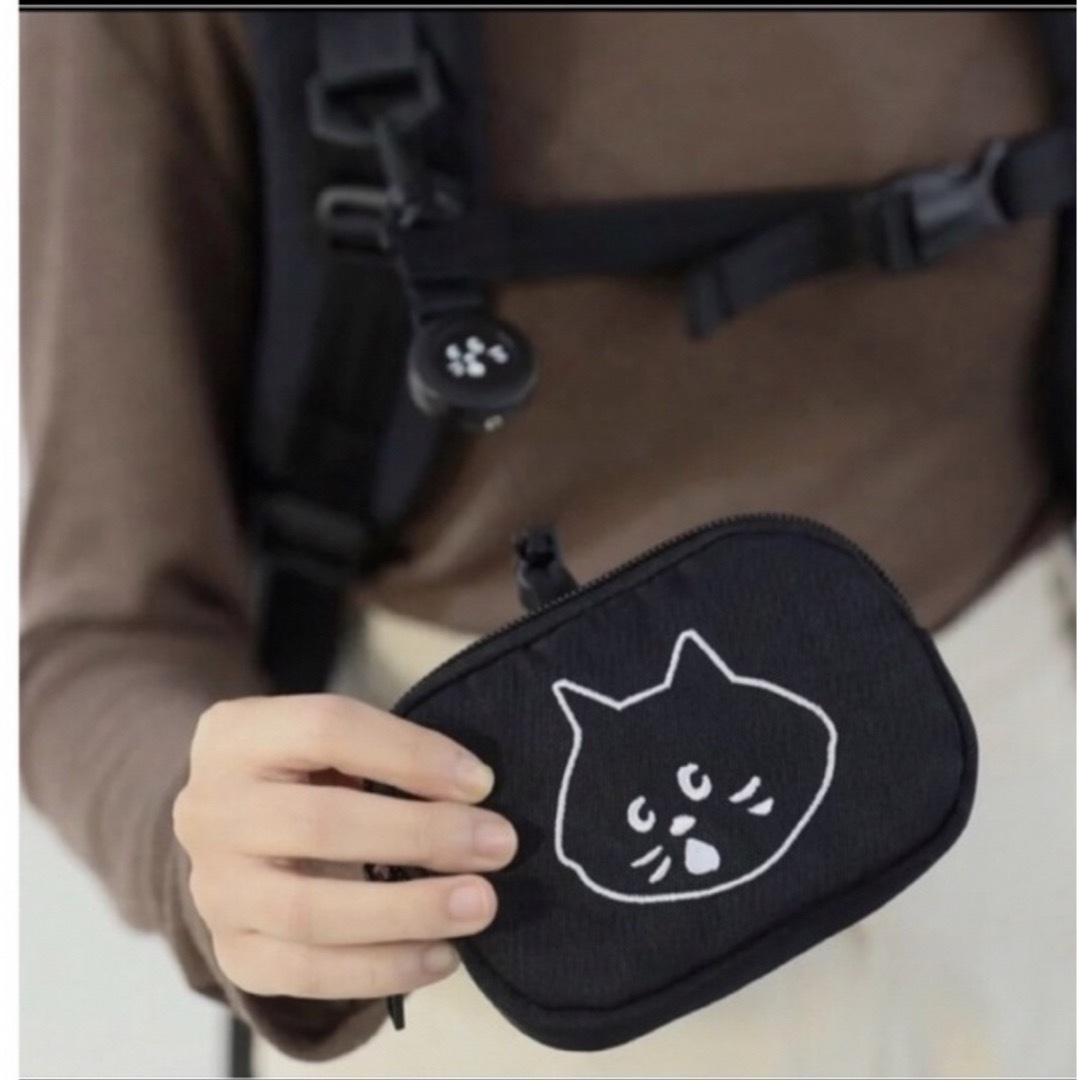 nya(ニャー)のネネット Ne-net にゃー 猫　バックパック リュック かばん 黒 通学通勤 レディースのバッグ(リュック/バックパック)の商品写真