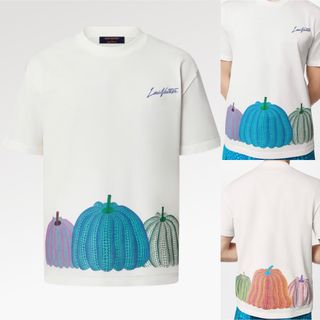 ルイヴィトン(LOUIS VUITTON)のLV × YK パンプキンドットプリント Tシャツ　Mサイズ(Tシャツ/カットソー(半袖/袖なし))