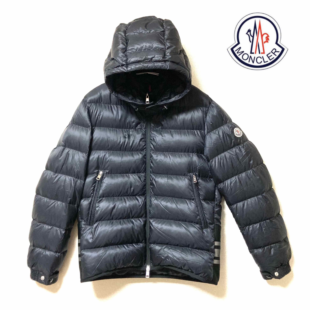 MONCLER(モンクレール)の【超美品】MONCLER モンクレール　ヴェルテ　ダウンジャケット　1 黒 メンズのジャケット/アウター(ダウンジャケット)の商品写真