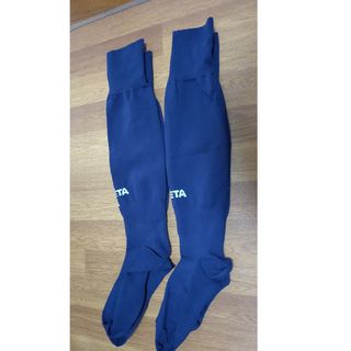 ATHLETA - アスレタ24～26cm紺サッカーソックス２足