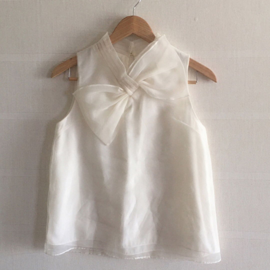 Lochie(ロキエ)のribbon blouse❤︎ レディースのトップス(シャツ/ブラウス(半袖/袖なし))の商品写真