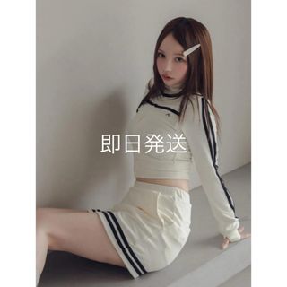 Andmary アンドマリー Alma ribbon knit set upニット/セーター