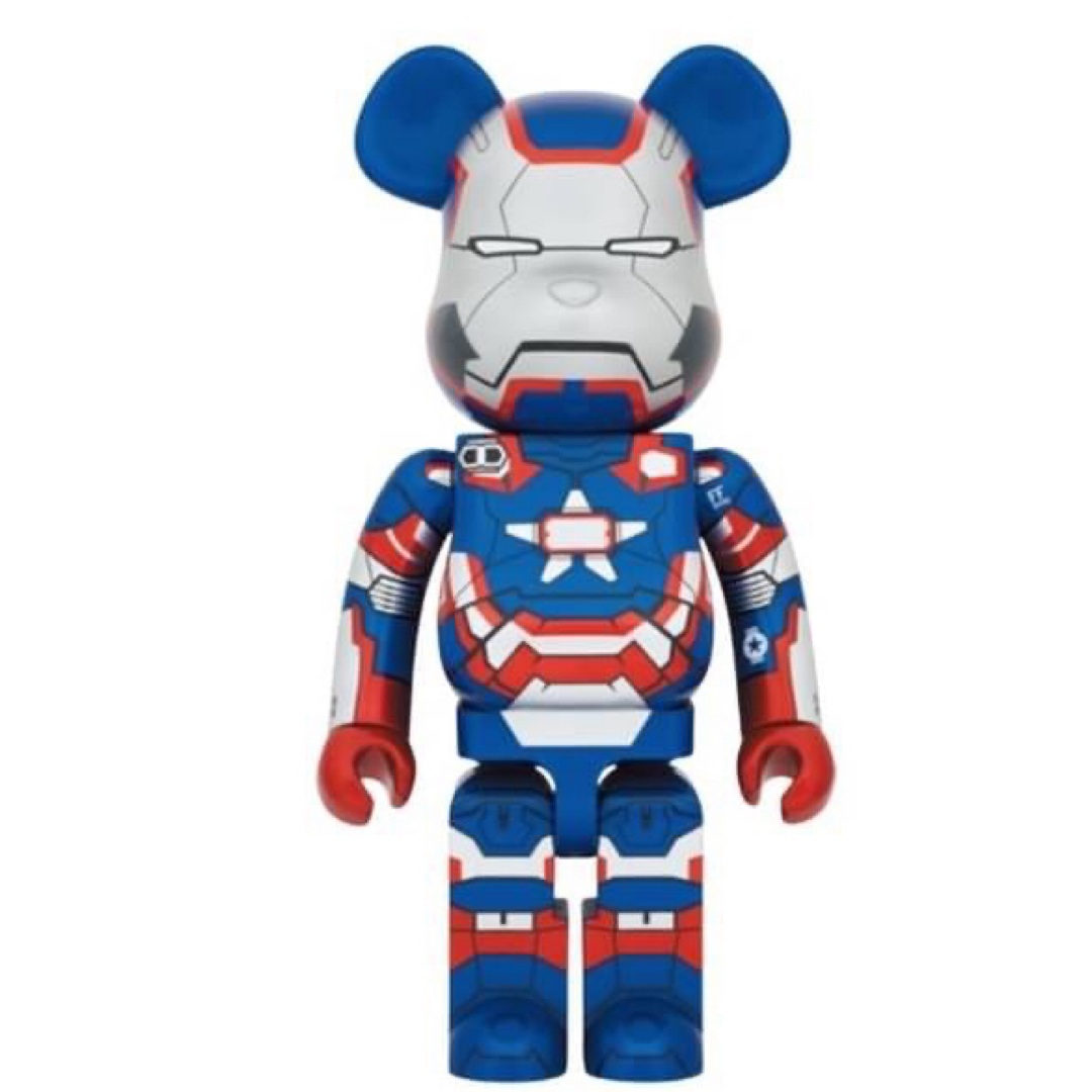 BE@RBRICK(ベアブリック)のBE@RBRICK IRON PATRIOT 1000％ エンタメ/ホビーのフィギュア(その他)の商品写真