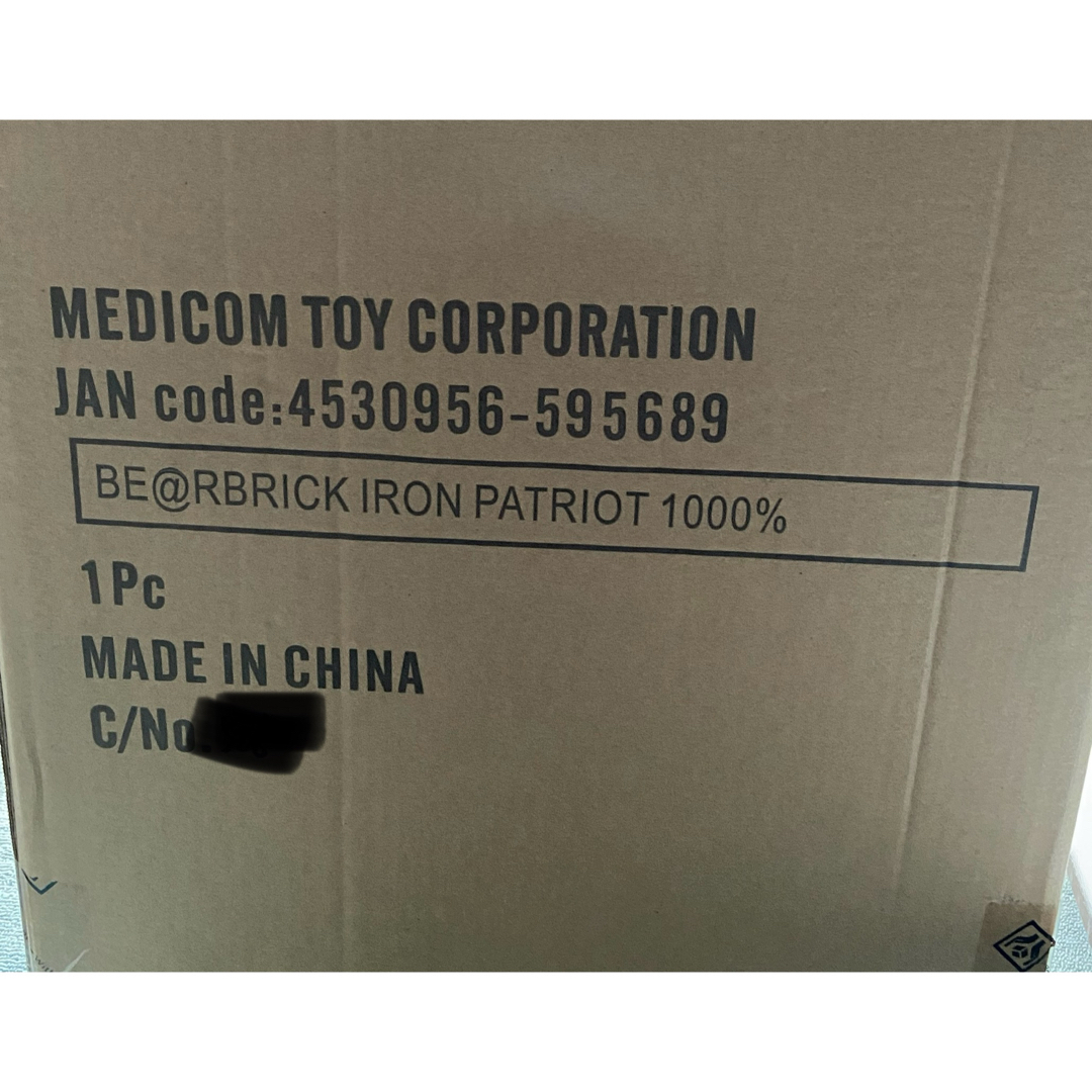 BE@RBRICK(ベアブリック)のBE@RBRICK IRON PATRIOT 1000％ エンタメ/ホビーのフィギュア(その他)の商品写真