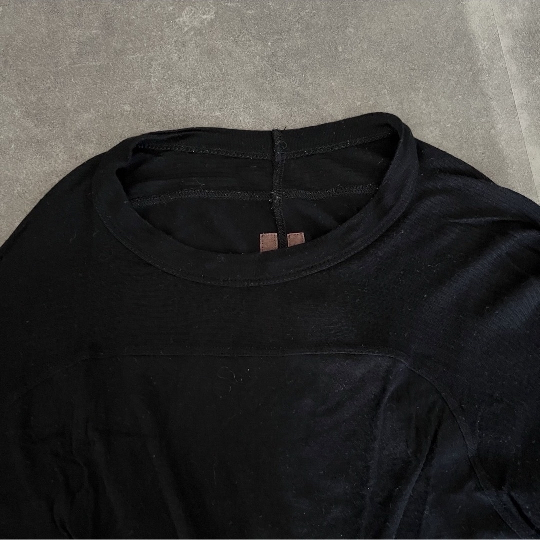 Rick Owens(リックオウエンス)のRICK OWENS L/S T-shirt XS メンズのトップス(Tシャツ/カットソー(七分/長袖))の商品写真