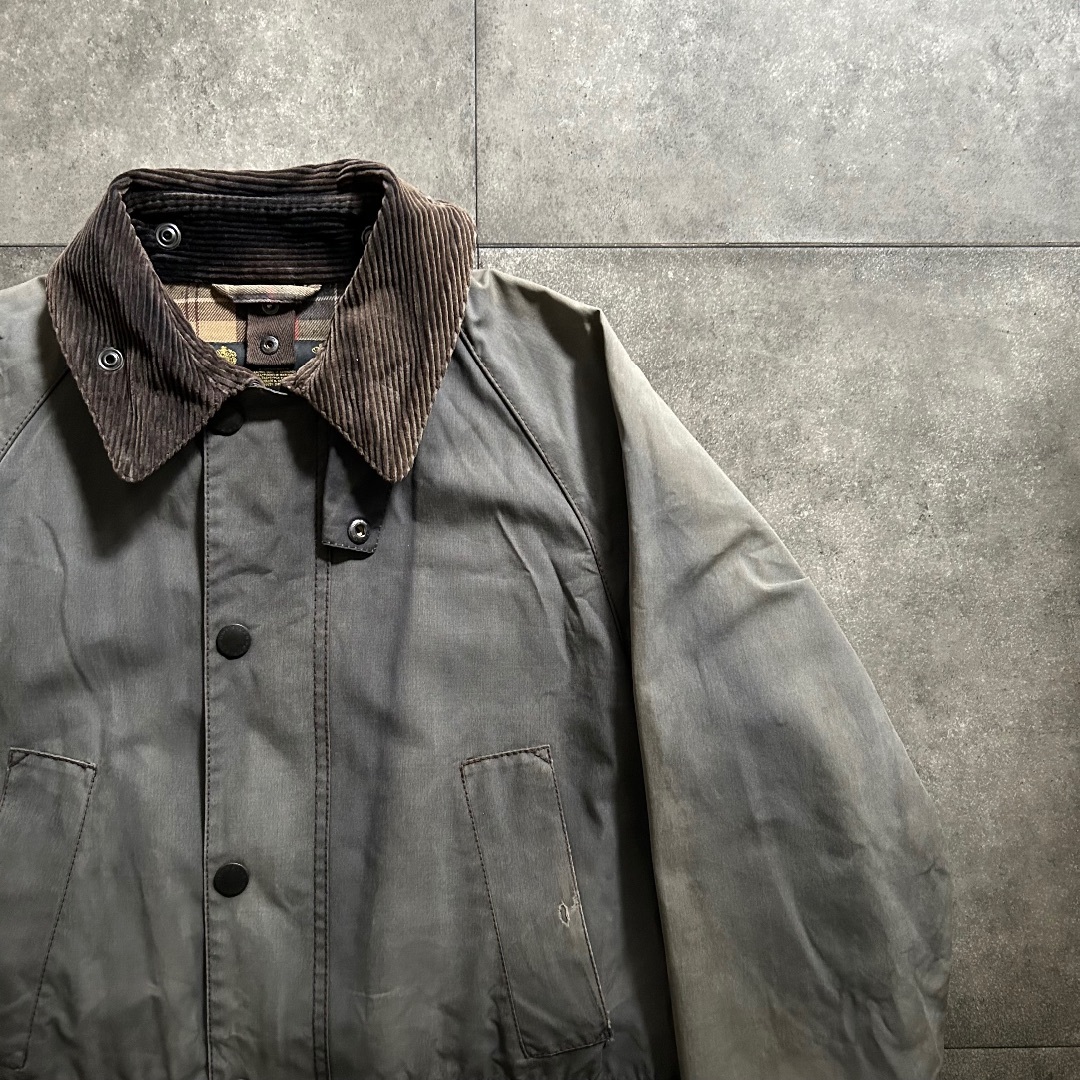 Barbour(バーブァー)のbarbour バブアー オイルドコートジャケット グレー 36 メンズのジャケット/アウター(ブルゾン)の商品写真