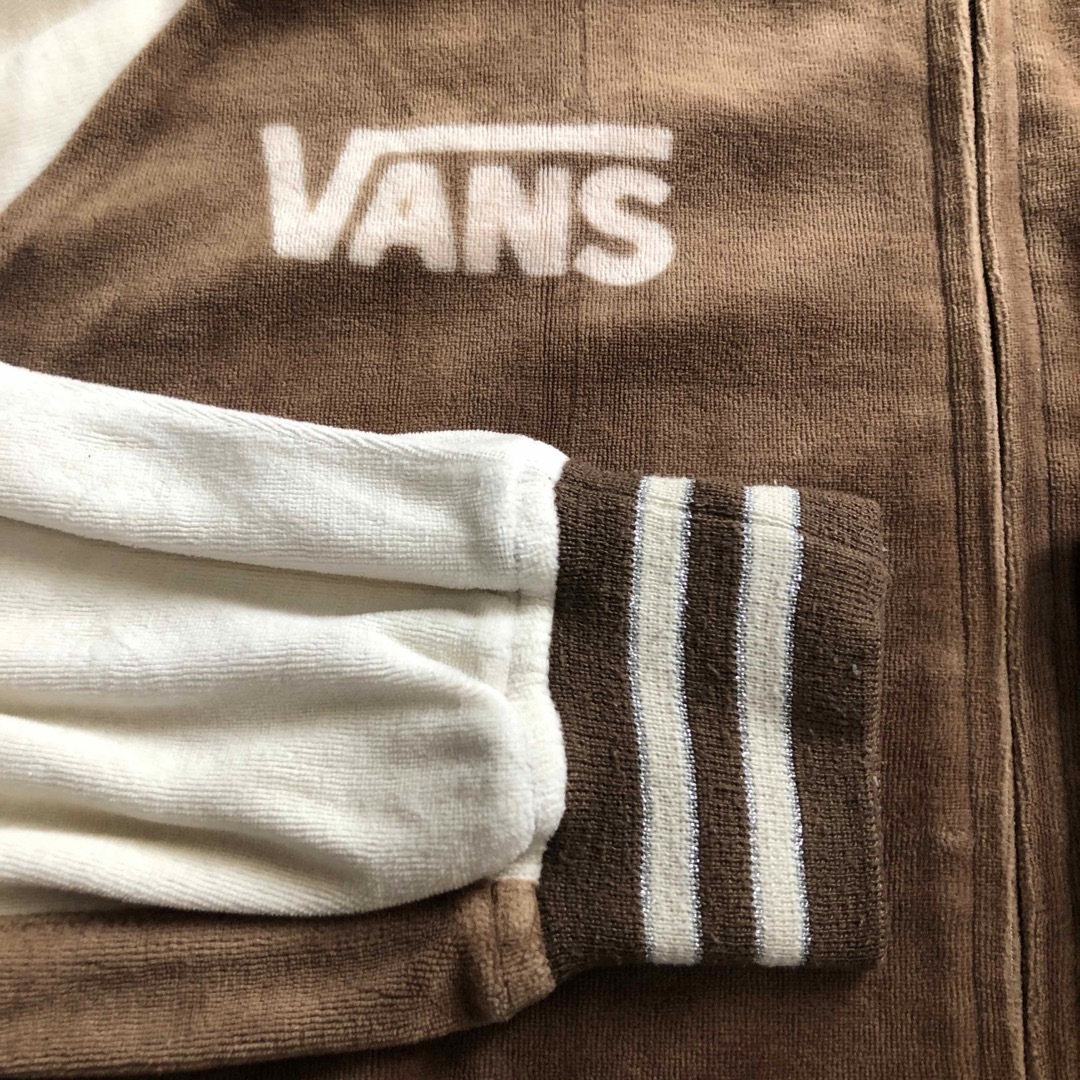 VANS - 希少ブラウンベロアXL⭐️90s VANSスカルトラックジャケット