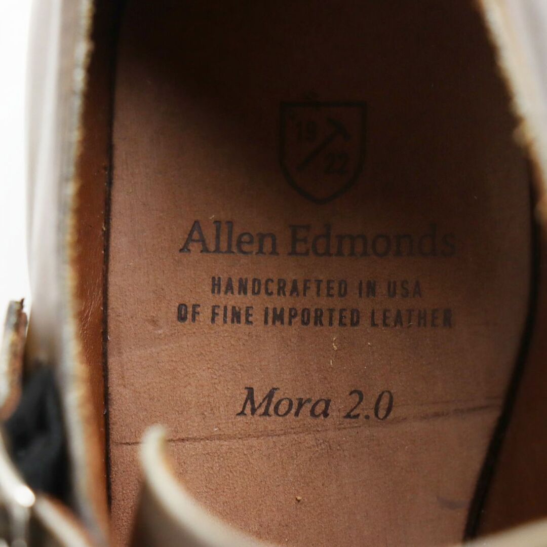 Allen Edmonds(アレンエドモンズ)の【ドンドン見直し】未使用品●AllenEdmonds アレンエドモンズ Mora2.0 ダブルモンクストラップ レザーシューズ ブラウン 6E USA製 メンズ メンズの靴/シューズ(ドレス/ビジネス)の商品写真