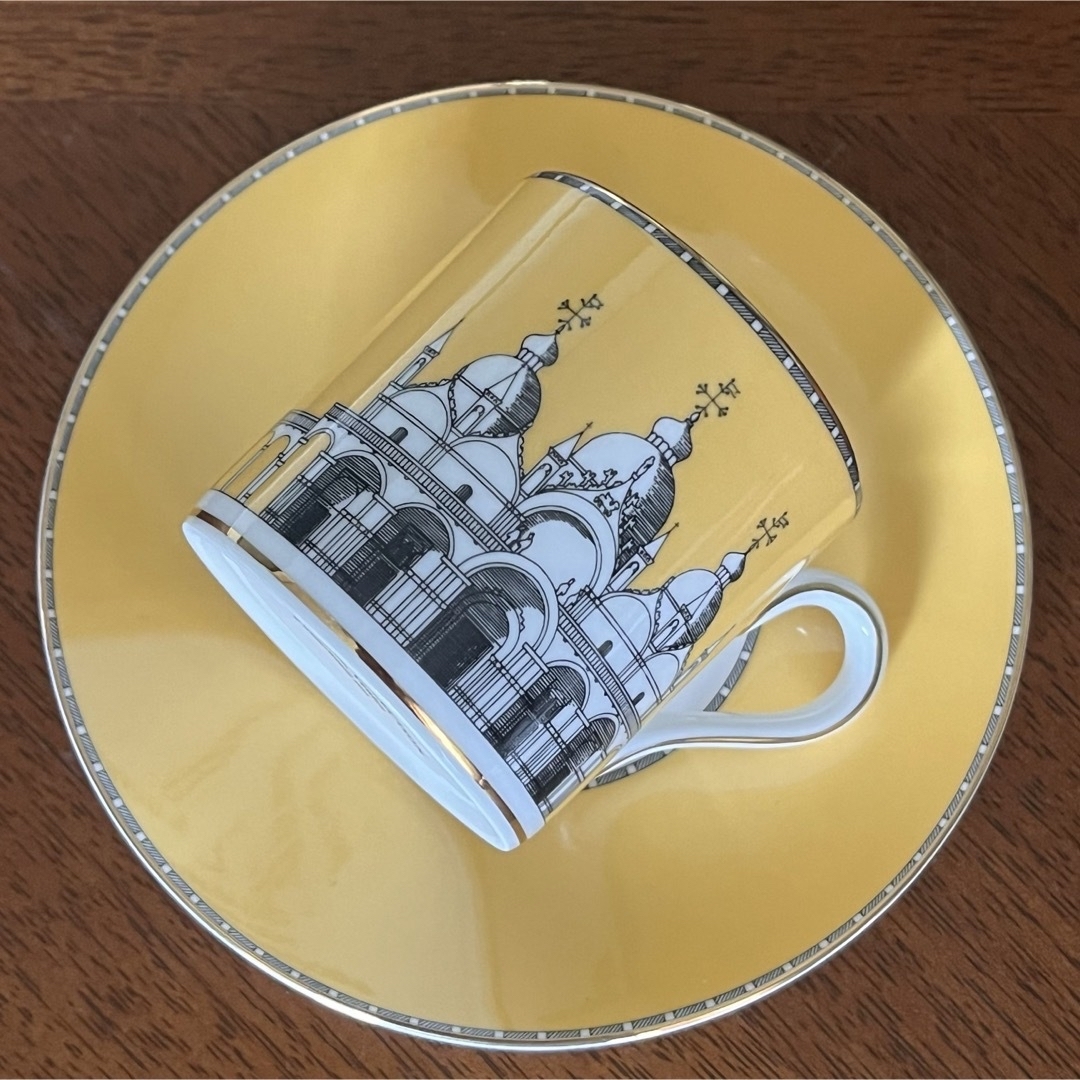 WEDGWOOD(ウェッジウッド)の【レア美品】ウェッジウッド★グランドツアーコレクション★トリオ②サンマルコ寺院 インテリア/住まい/日用品のキッチン/食器(食器)の商品写真