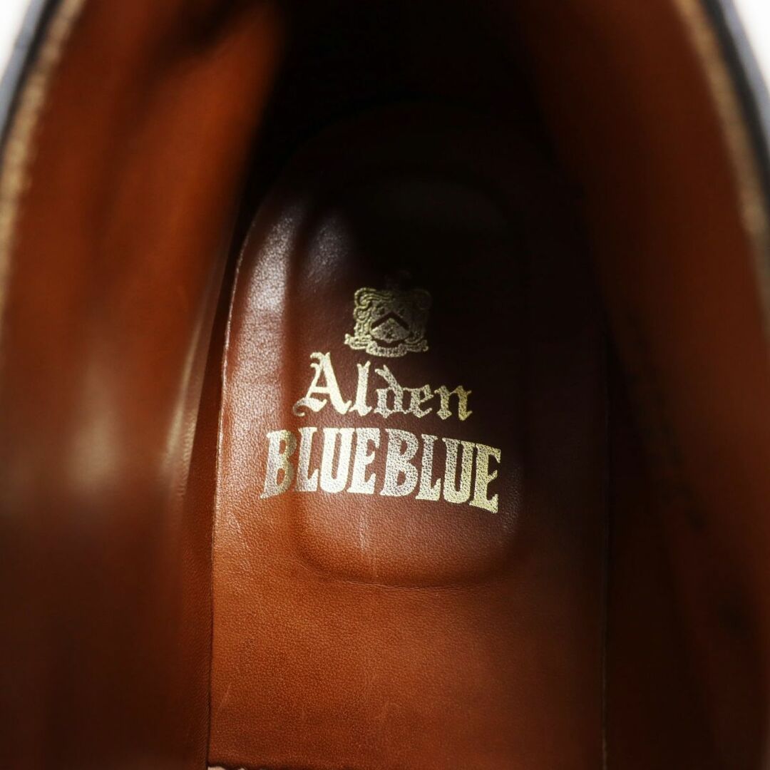 Alden(オールデン)の【ドンドン見直し】良品●Alden×BULE BULE オールデン×ブルーブルー 13790 スウェードレザー チャッカブーツ ネイビー 9 メンズ メンズの靴/シューズ(ブーツ)の商品写真