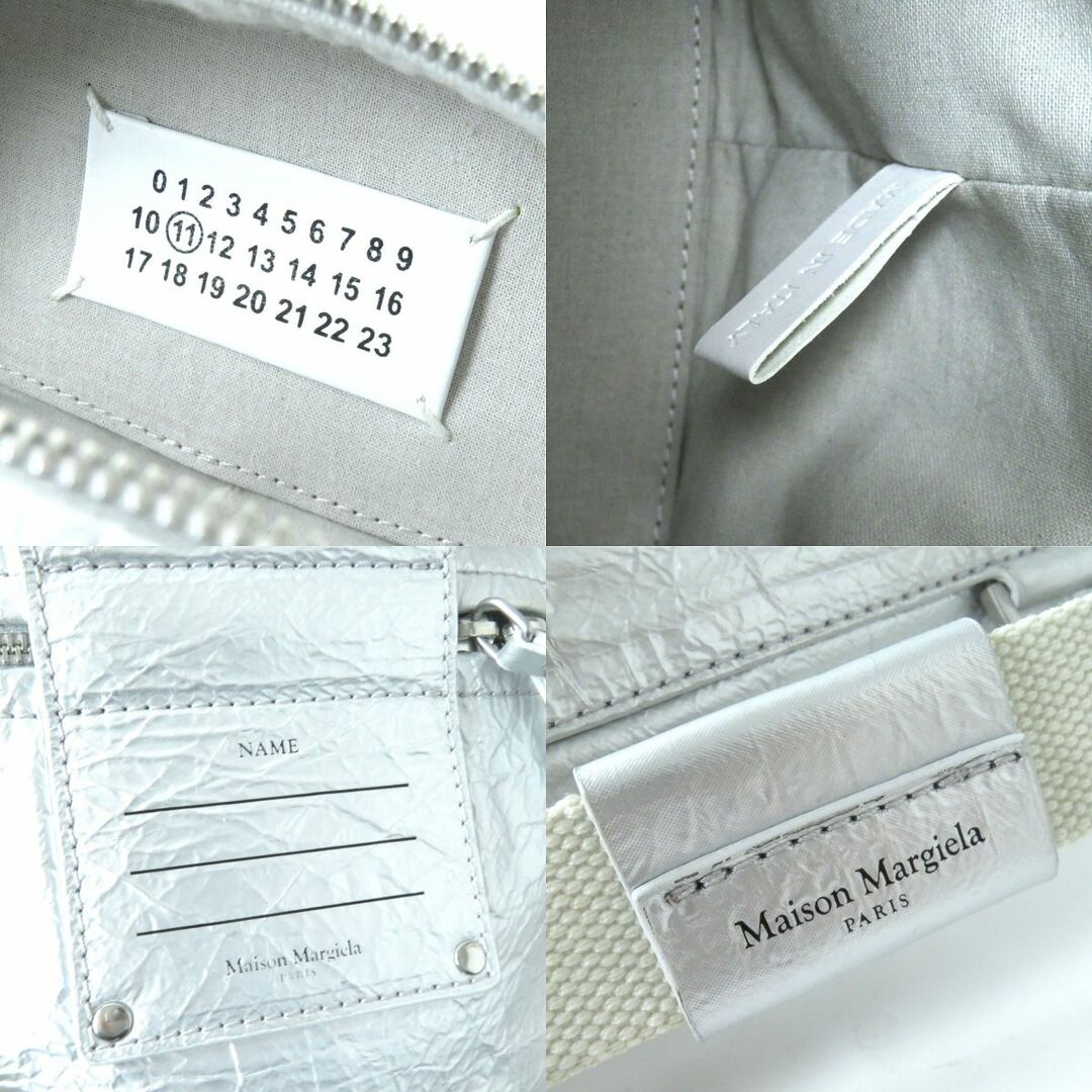 Maison Martin Margiela(マルタンマルジェラ)の【ドンドン見直し】未使用品△MAISON MARGIELA メゾンマルジェラ11 S55WA0131 ミニバックパック／ミニリュックサック メタリックシルバー レディースのバッグ(リュック/バックパック)の商品写真