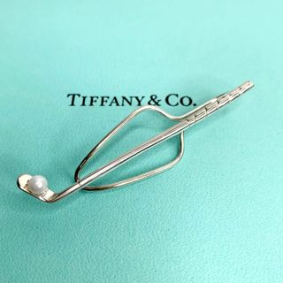 ティファニー(Tiffany & Co.)の美品 希少 ティファニー ゴルフクラブ タイピン マネークリップ 925 bl2(ネクタイピン)