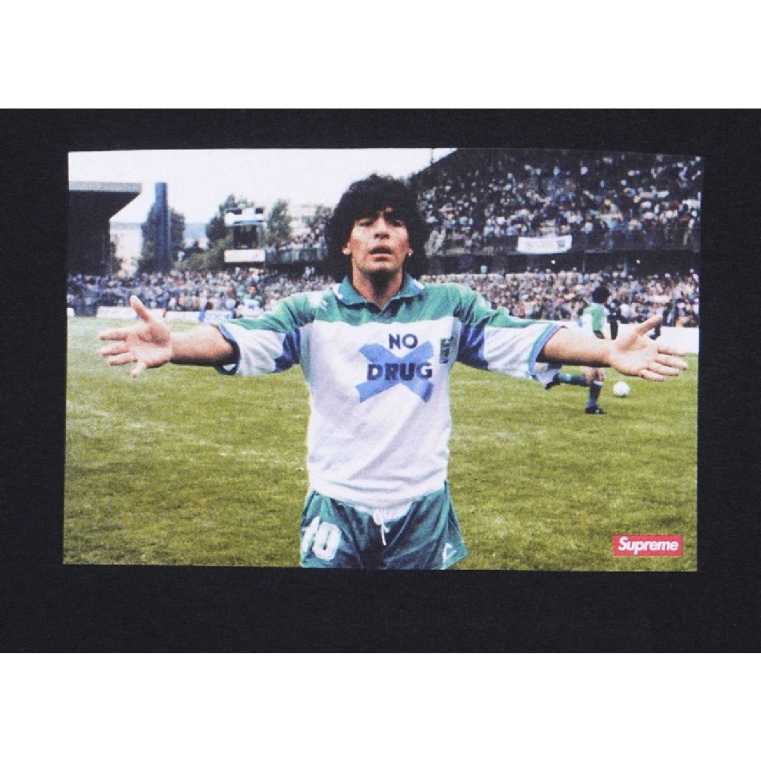 トップスSupreme Maradona Tee ブラック マラドーナ XL - mardecopa.com.br