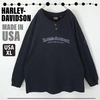 Harley Davidson - ハーレーダビッドソン ロングTシャツ ワンポイント