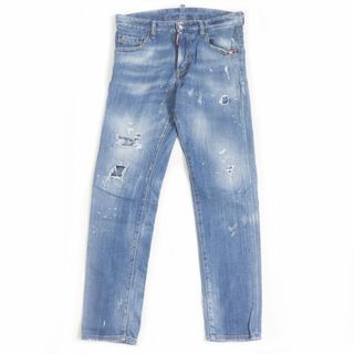 ディースクエアード(DSQUARED2)の【ドンドン見直し】美品□18AW ディースクエアード S74LB0429 Skinny Dan Jean スキニージーンズ/デニムパンツ 青 44 イタリア製 正規品(デニム/ジーンズ)