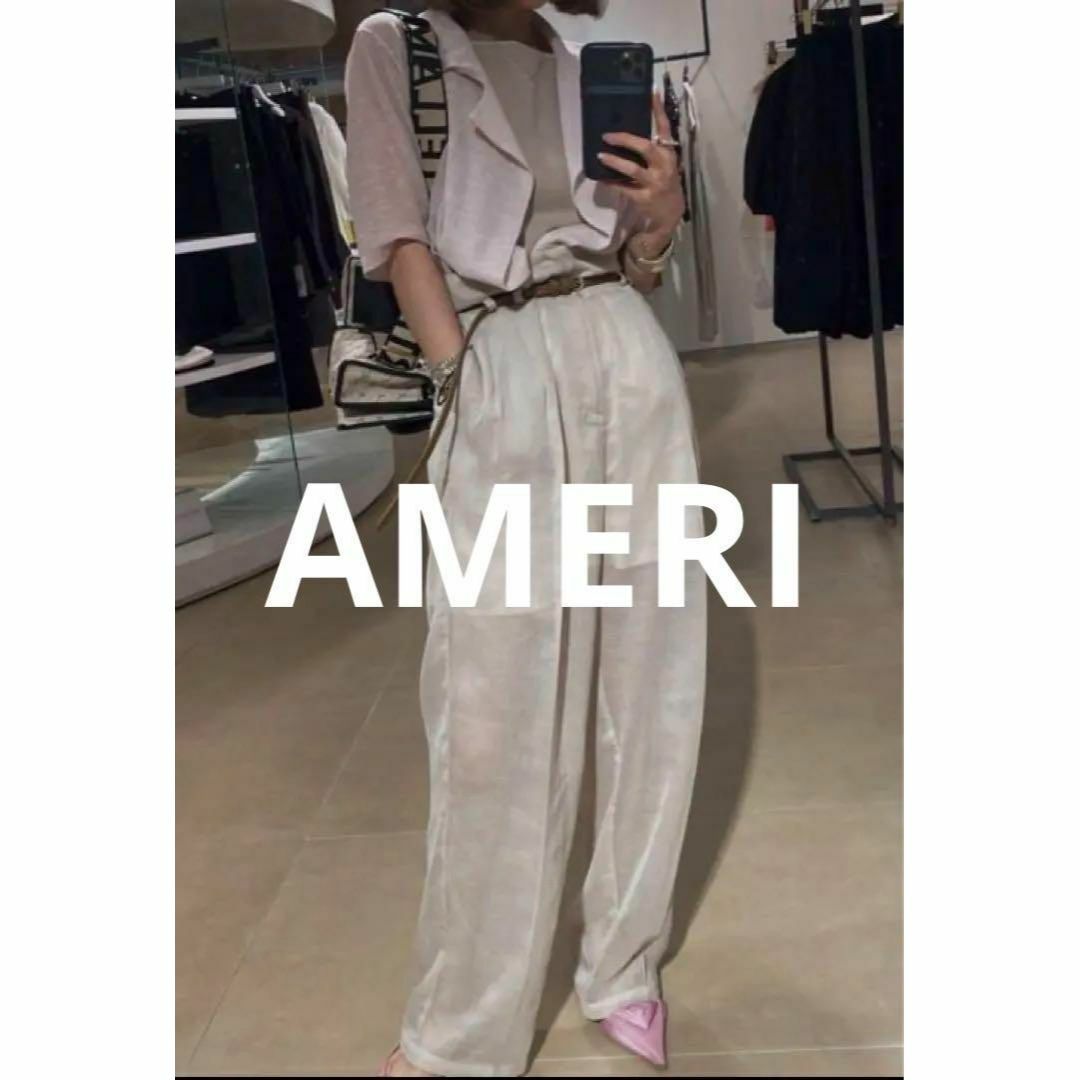 Ameri VINTAGE(アメリヴィンテージ)の【未使用】AMERI MEDI REFINED SHEER PANTS レディースのパンツ(その他)の商品写真