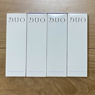 デュオ(DUO)の【4本】DUO デュオ　ザ ホワイトクレイクレンズ 80g 洗顔料　角質ケア(洗顔料)