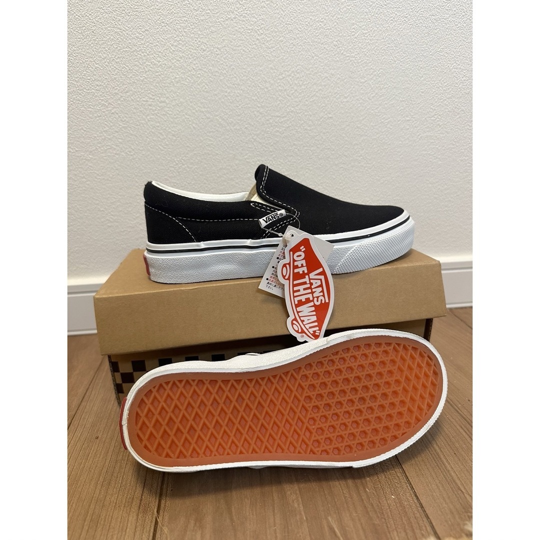 VANS(ヴァンズ)のキッズ　20cm VANS スリッポン　新品未使用 キッズ/ベビー/マタニティのキッズ靴/シューズ(15cm~)(スニーカー)の商品写真