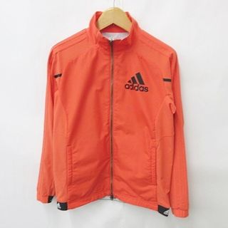 アディダス(adidas)のアディダス ゴルフ テーラーメイド ジャケット ジップアップ オレンジ 黒 M(ウエア)